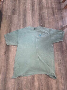 COPA BANANA Shirt Mens XL Rolling Stones Tongue Logo Graphic Tee Faded Green